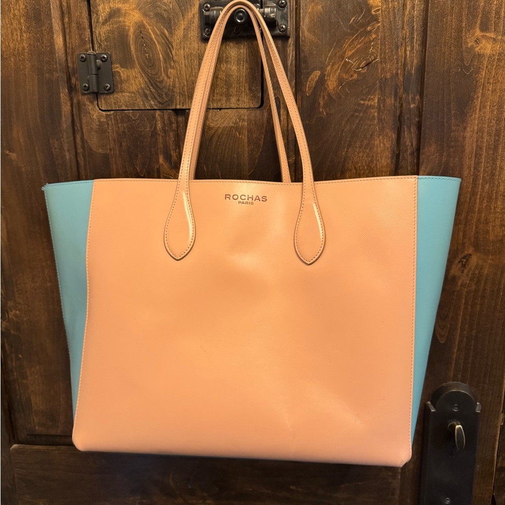 Rochas Paris leather handbag